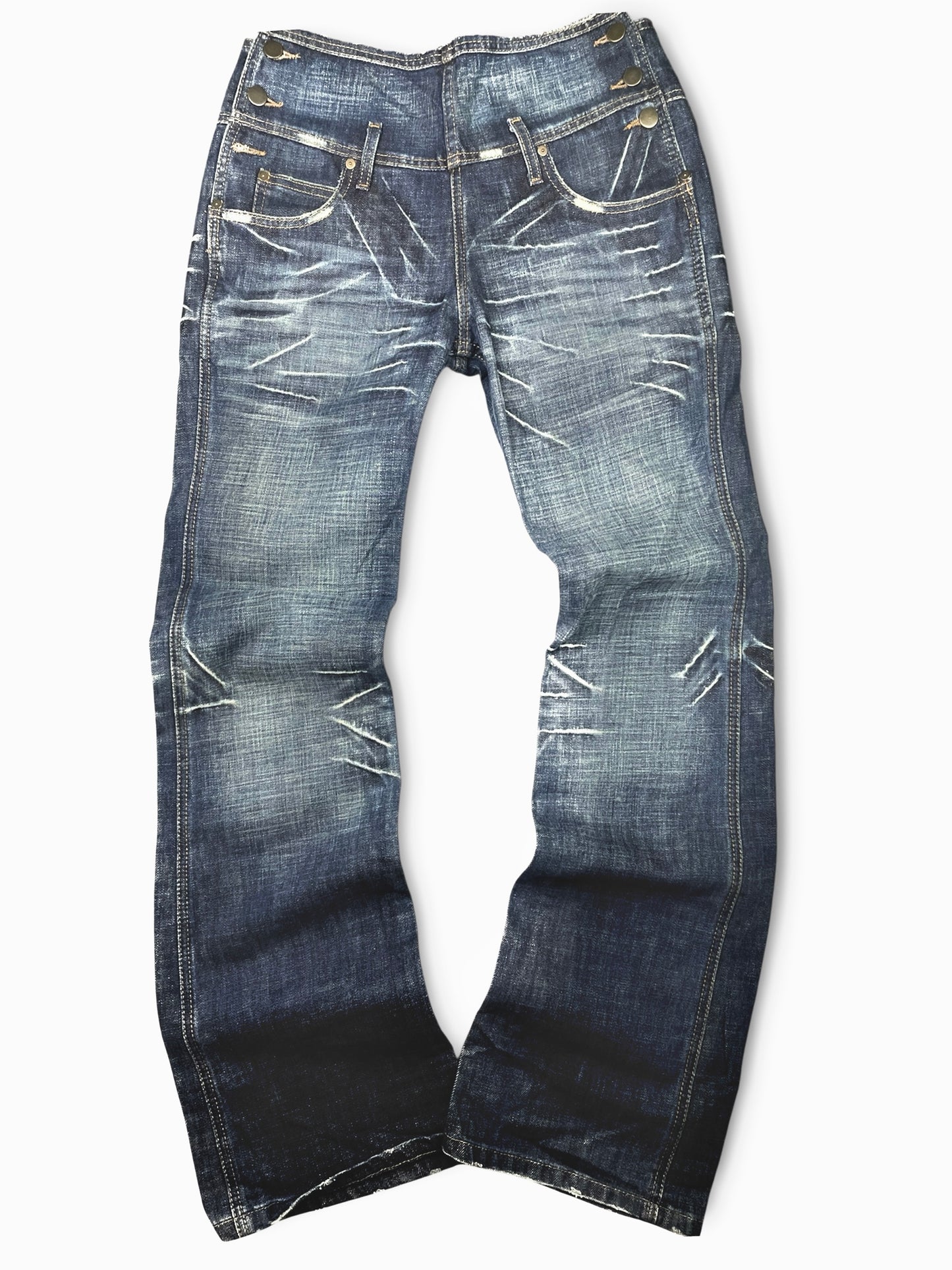 Vintage Japanese Washed Denim Pants
