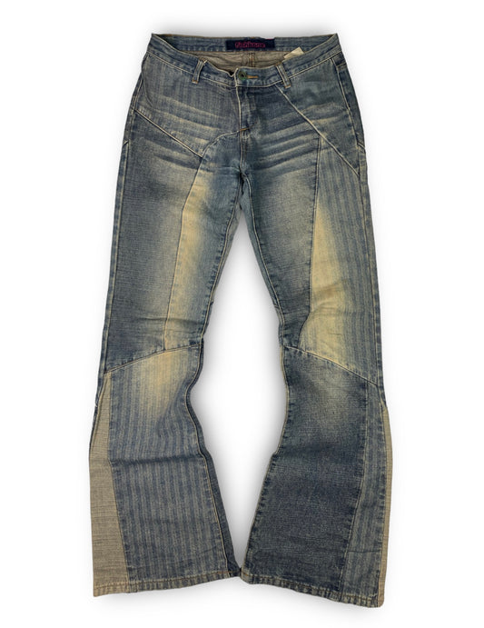 Vintage Fishbone Dirty Washed Jeans