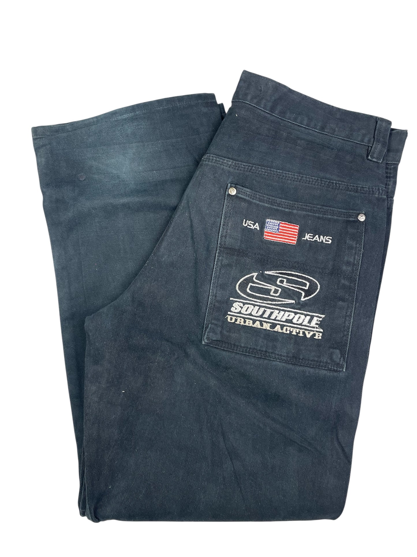 Y2k SouthPole Embroidered Denim Pants