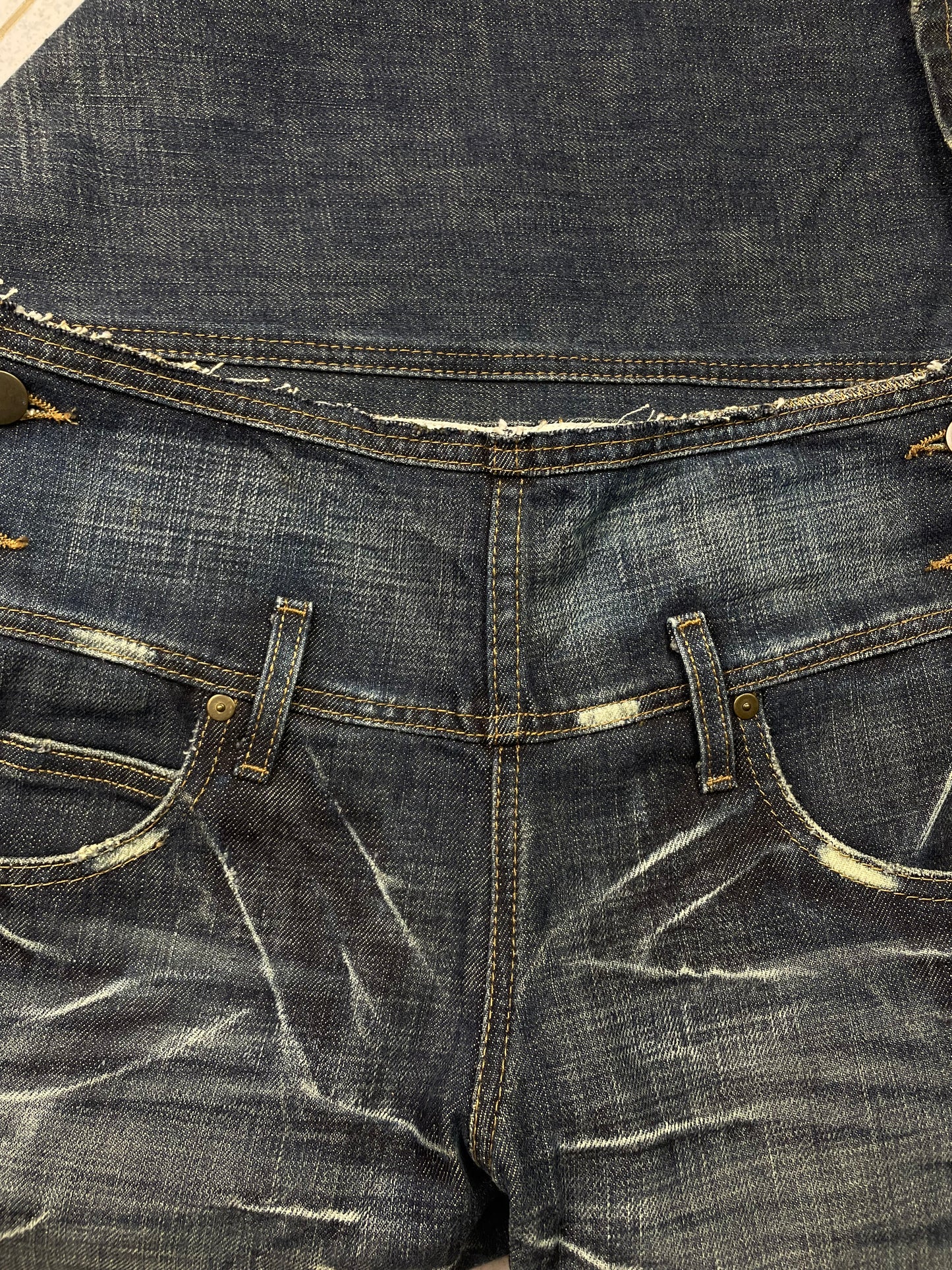 Vintage Japanese Washed Denim Pants