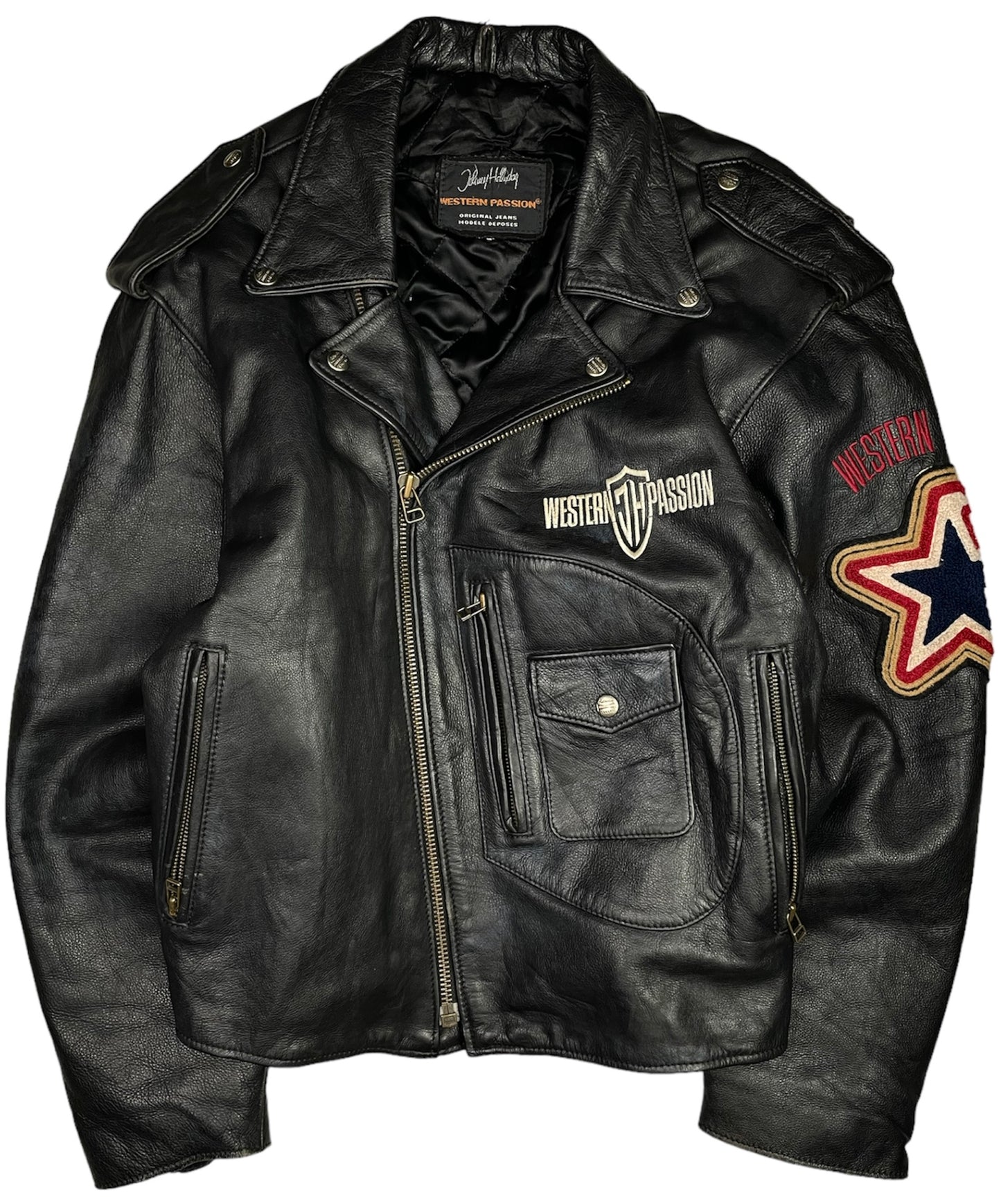 Vintage “Western Passion” biker jacket