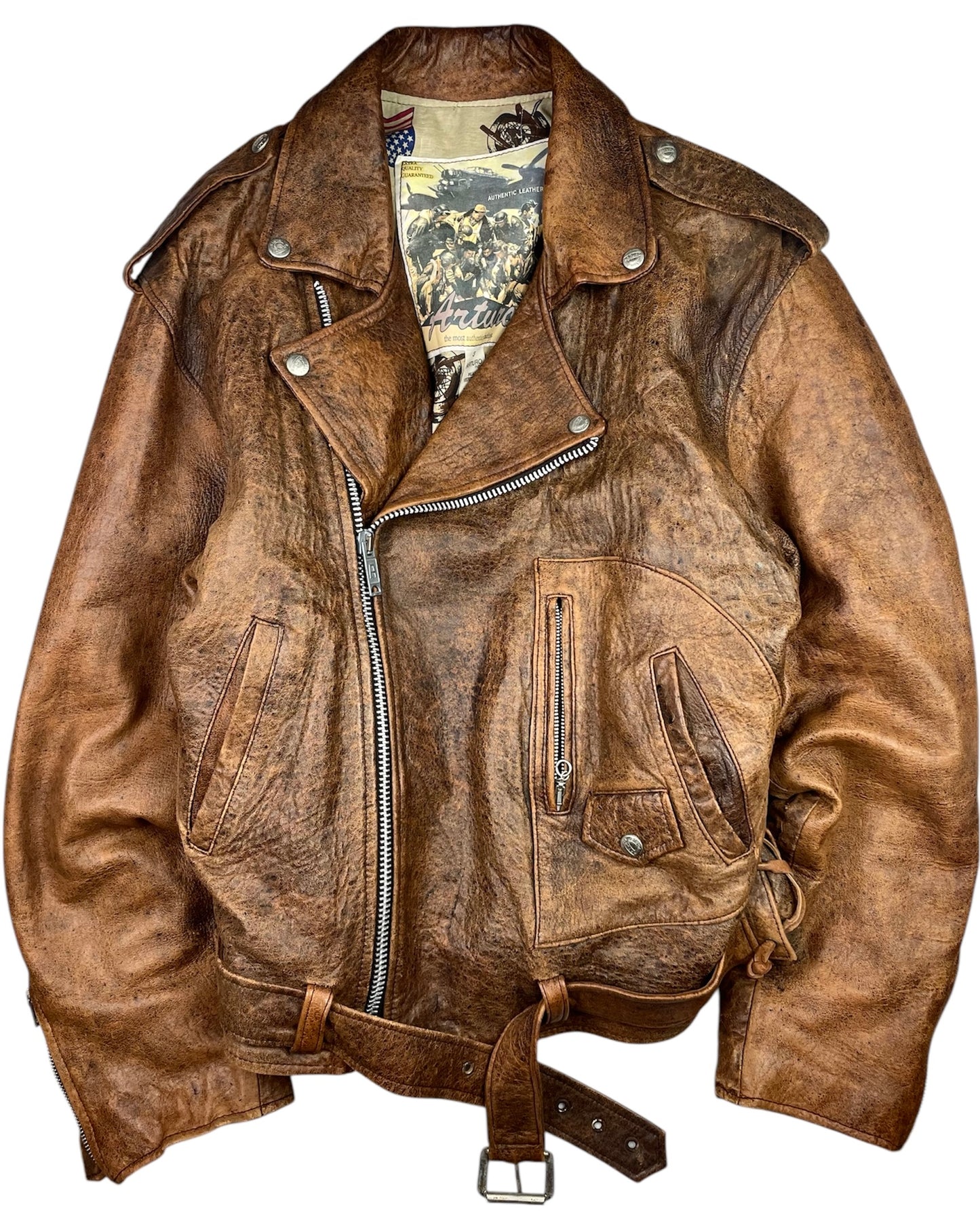 80’s Distressed Military Flight jacket