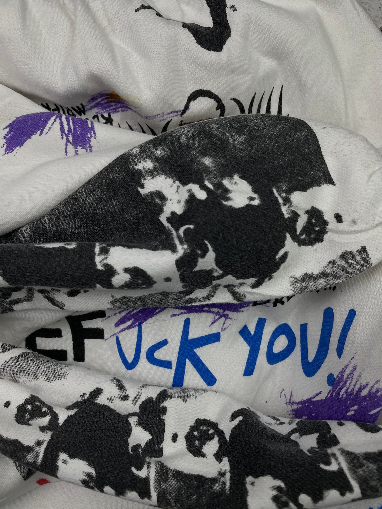 Vlone F*ck You Allover Printed Hoodie