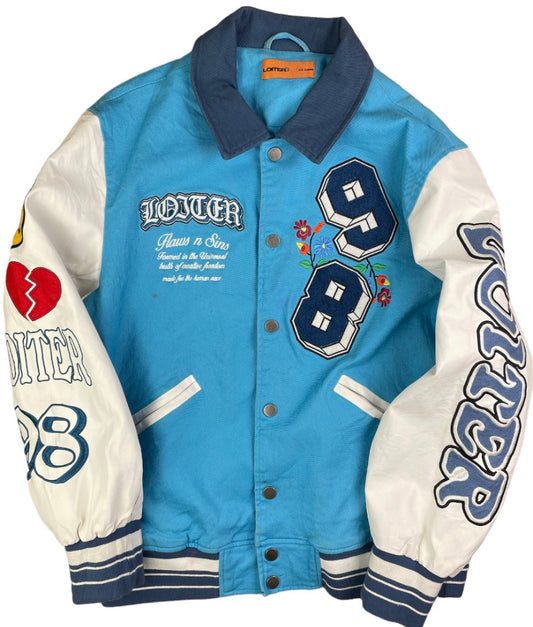 Loiter “FlawsNSins” Varisty jacket