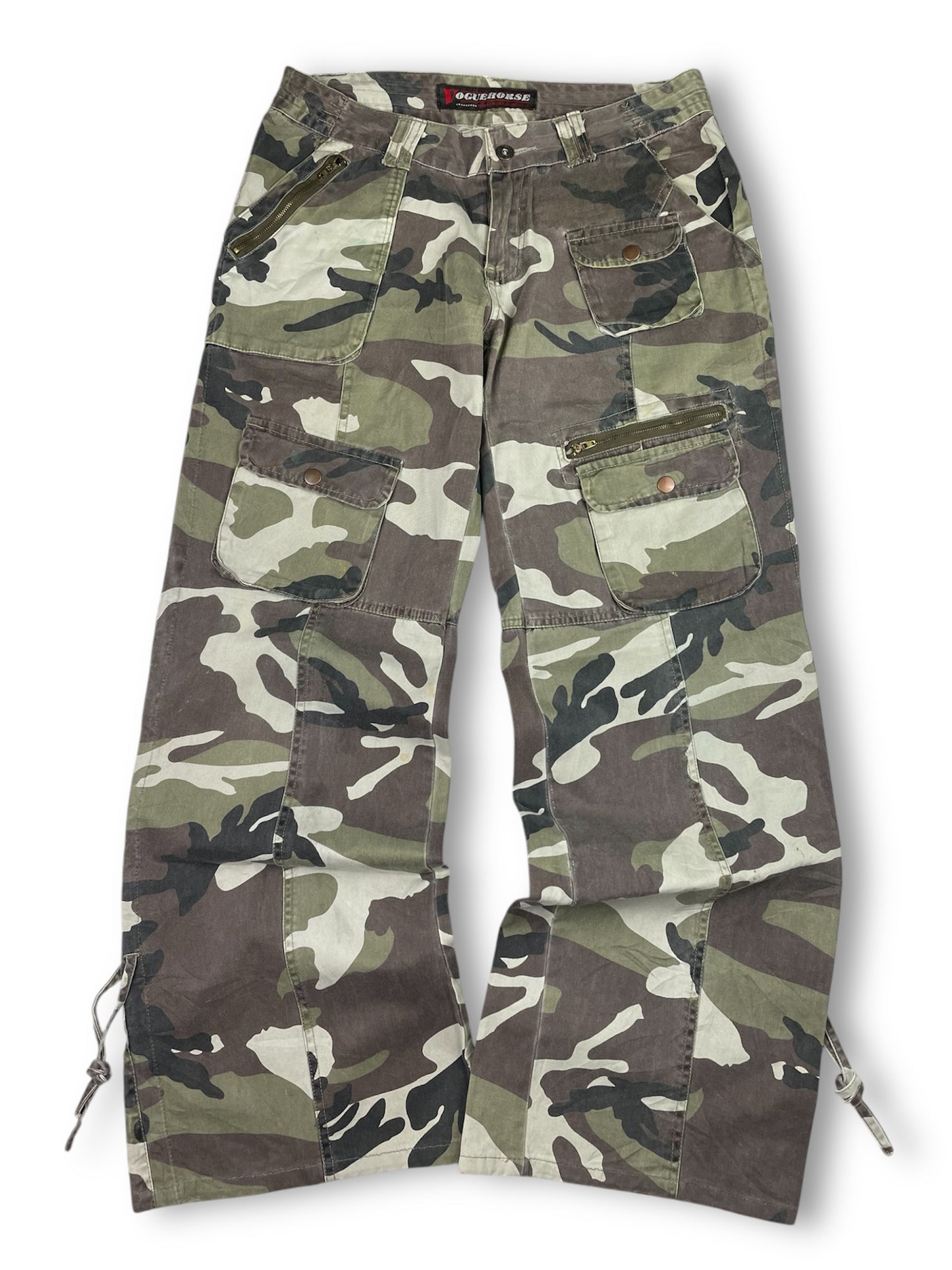 Y2k Multipocketed Camo Tactical Pants
