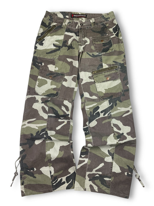 Y2k Multipocketed Camo Tactical Pants