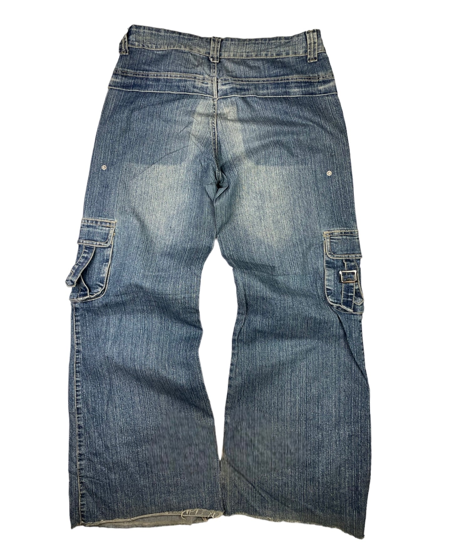 Vintage Japanese Baggy Cargo Denim Pants