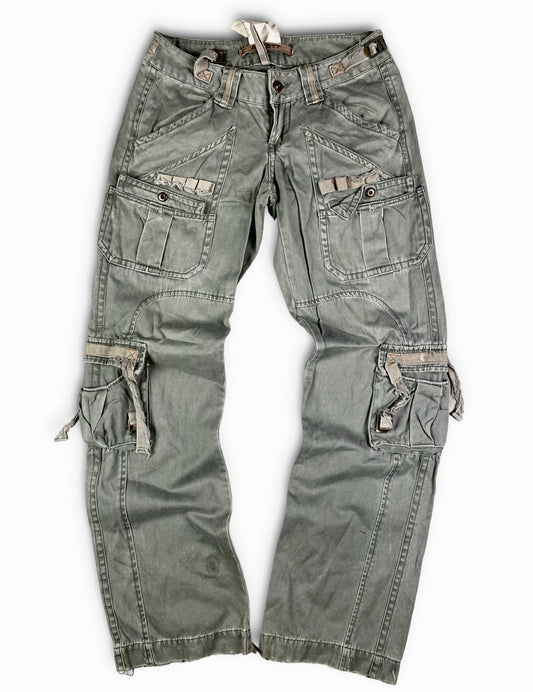 Vintage Multipocketed Military Cargo Pants