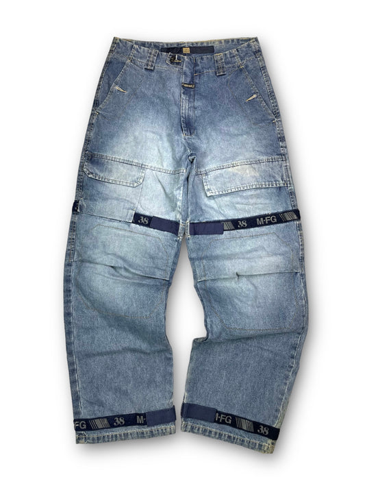 Marithe François Girbaud Straps Denim