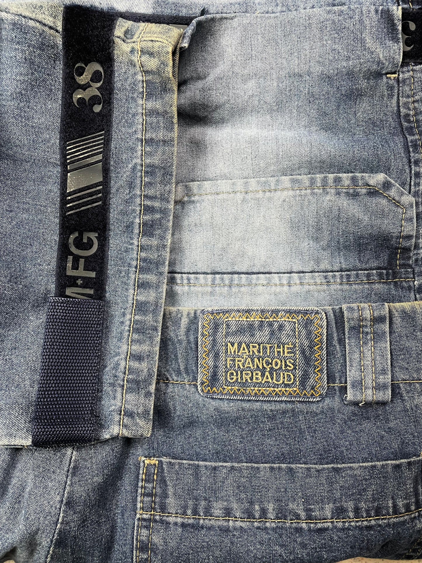 Marithe François Girbaud Straps Denim