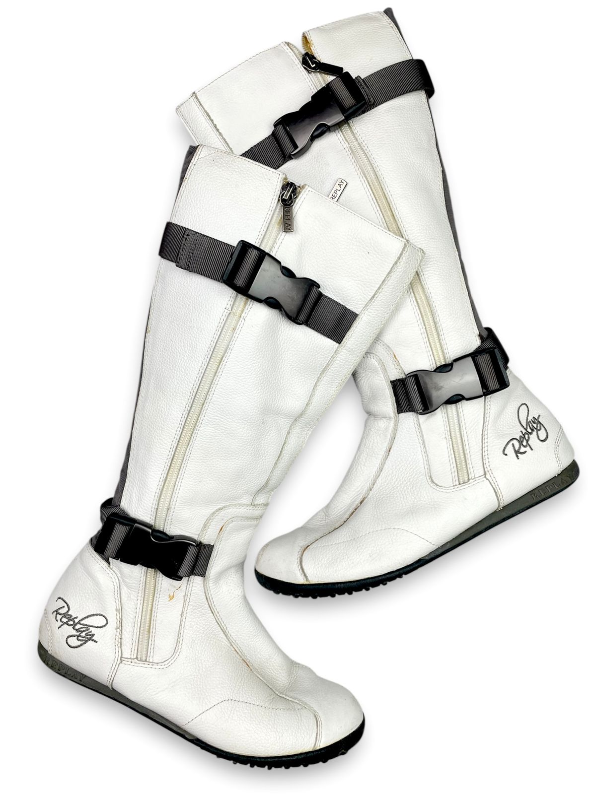 Vintage 00's Replay Leather Boots